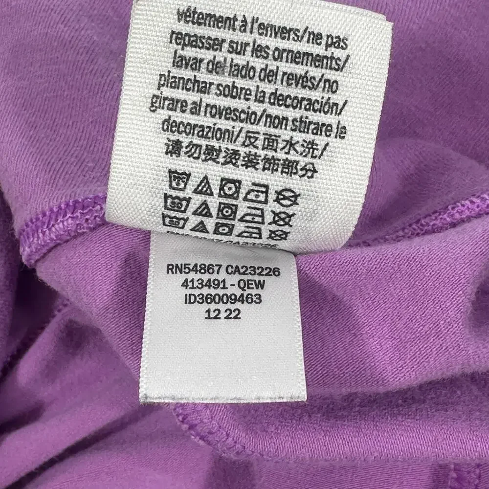 PINK Victoria's Secret Shorts Womens XXL Purple Biker Logo Stretch Activewear